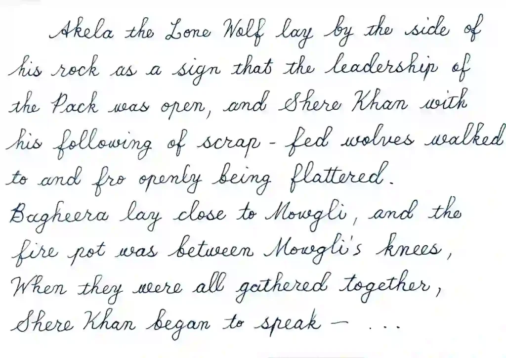 junglebook28-handwriting